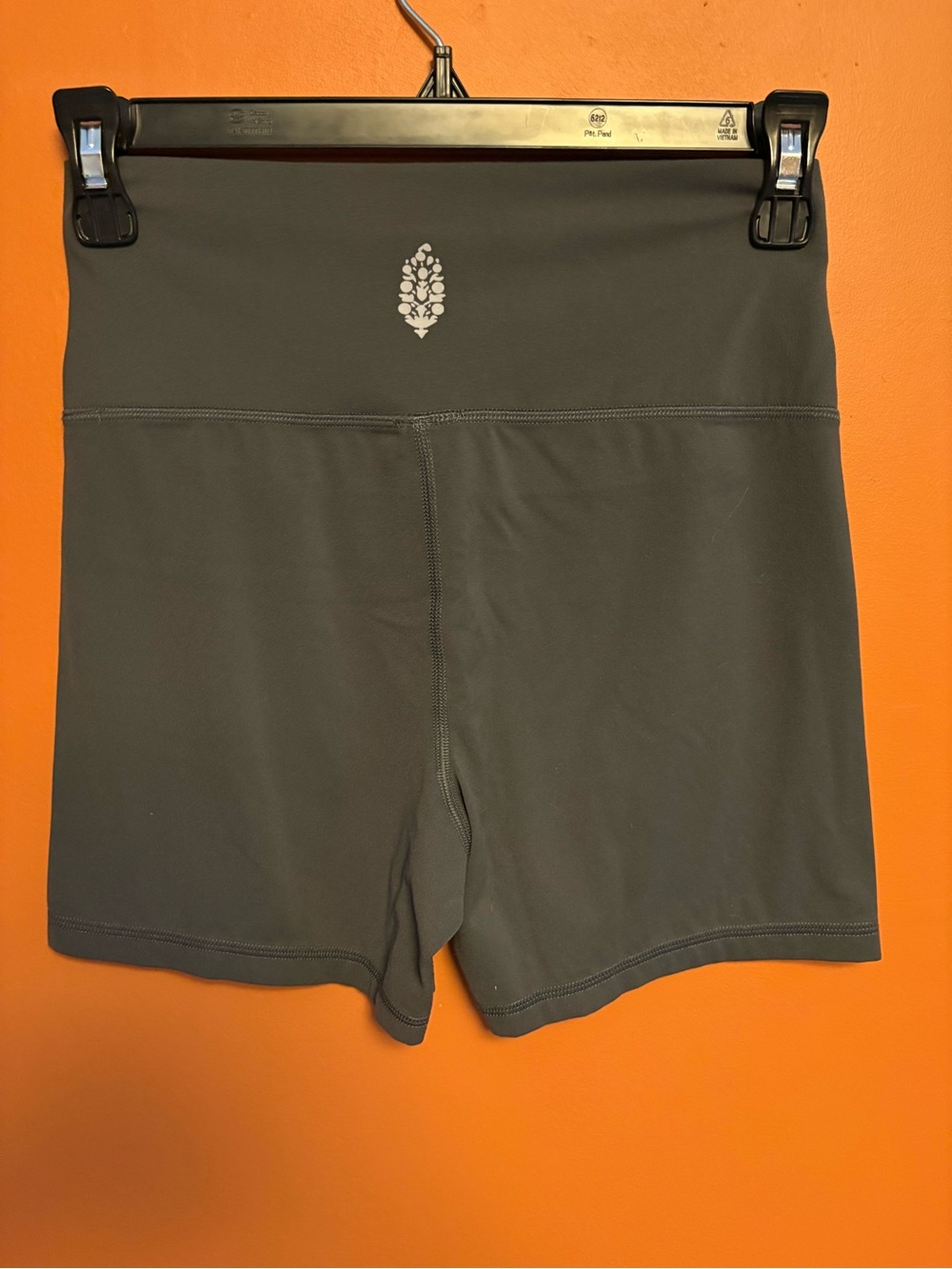 Free People High-Rise Black Women’s Workout Shorts